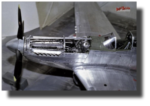 P-51 D Mustang. Packard V-1650-7 Merlin. Scratch built in metal by Rojas Bazán. 1:15 scale. P-51 D Mustang. Packard V-1650-7 Merlin. Scratch built in metal by Rojas Bazán. 1:15 scale.